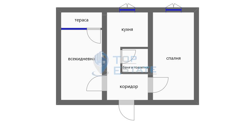 Двустаен тухлен апартамент в гр. Дряново, област Габрово - 0