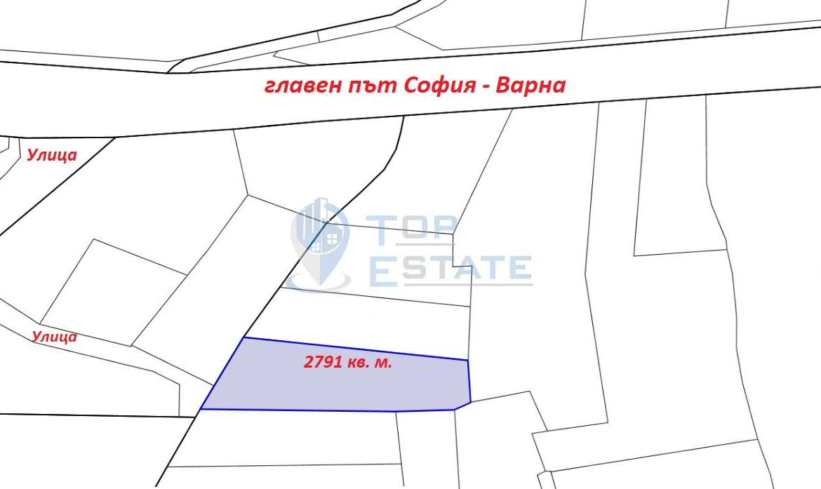 Парцел за промишлено строителство в близост до главен път София - Варна - 0