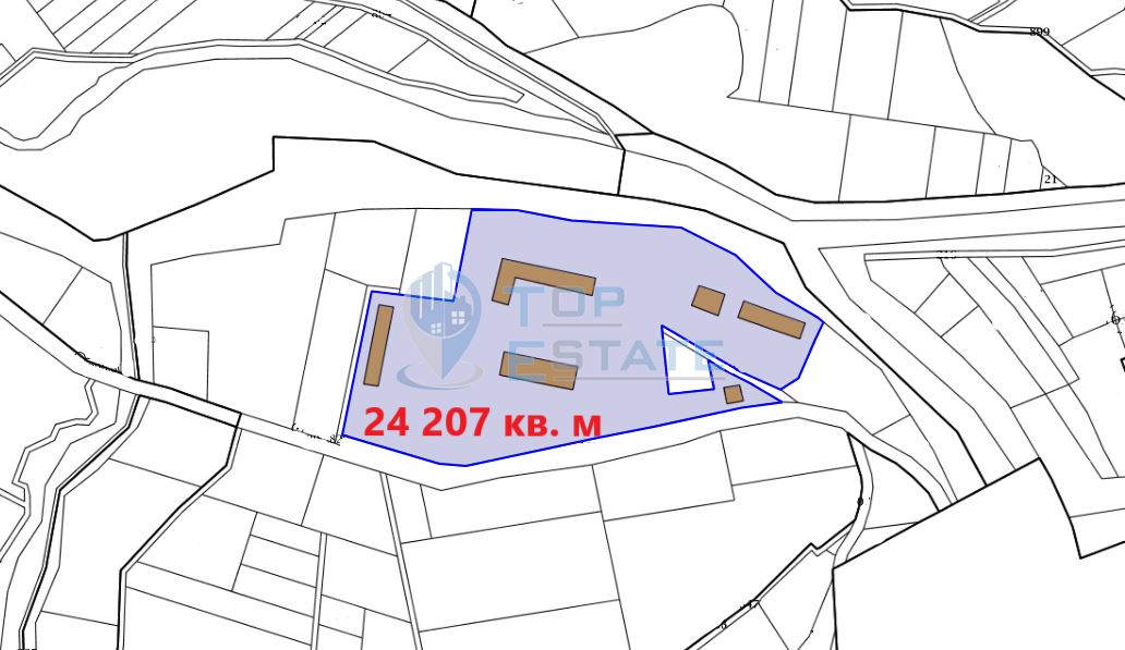 Парцел 24 207 кв. м със стопански постройки в с. Марян, област Велико Търново - 0