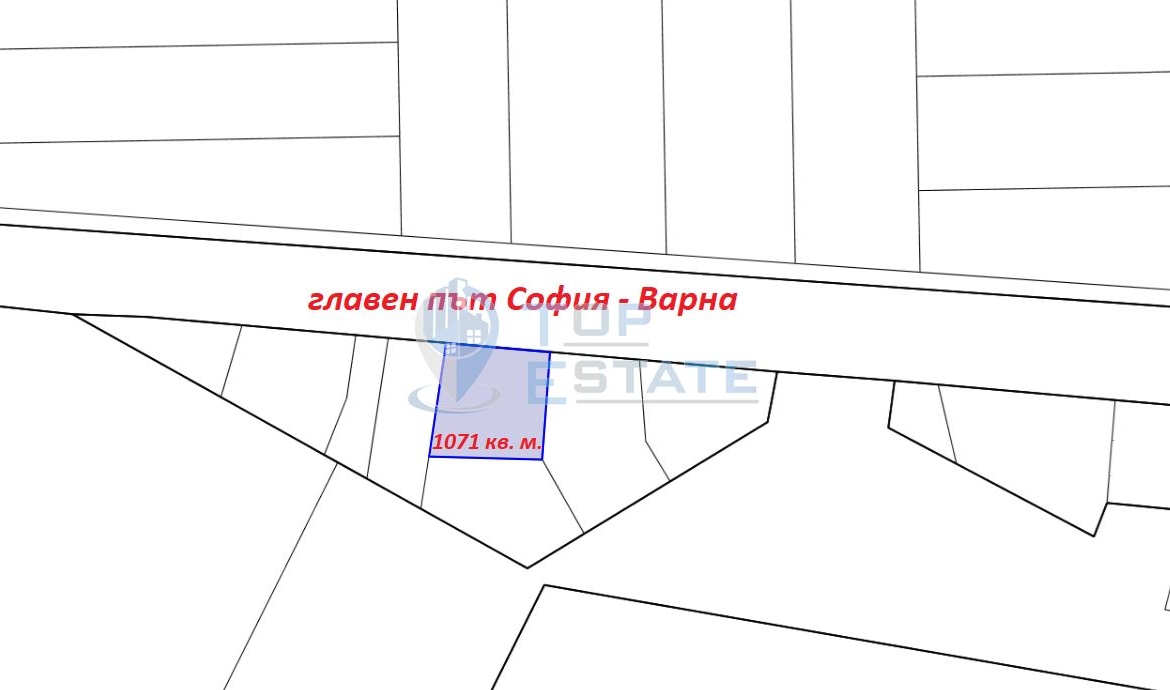 Парцел на главен път София - Варна - 0