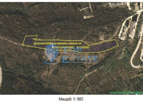 Голям панорамен парцел с ПУП за жилищно строителство в гр. Велико Търново - 0