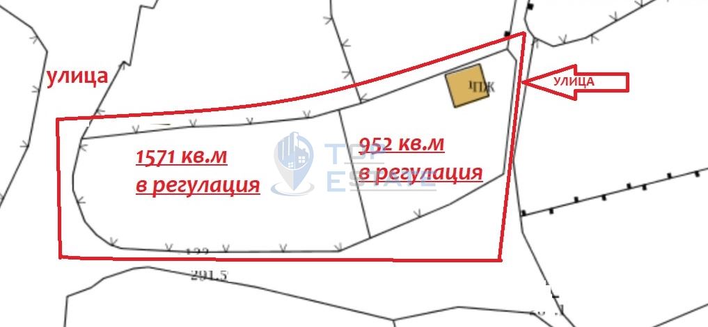 Голям панорамен парцел с къща на груб строеж в село Славейково, област Габрово - 0