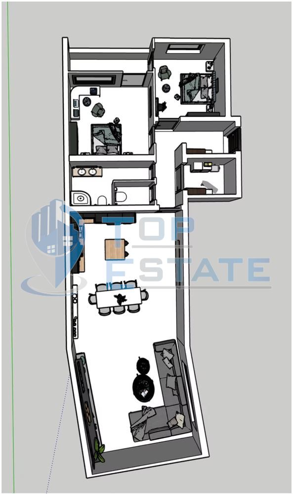Тристаен апартамент ново строителсво кв. Бузлуджа, Град Велико Търново - 0