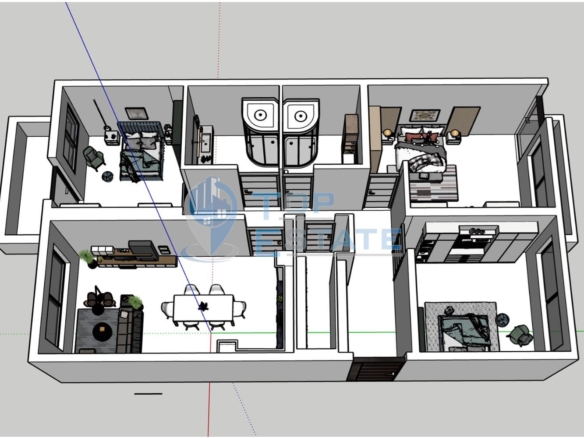 Просторен четиристаен апартамент ново строителсво кв. Бузлуджа, гр. Велико Търново - 0