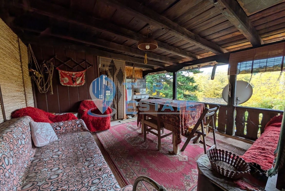 Двуетажна автентична къща с голям двор в село Лесичарка - 0
