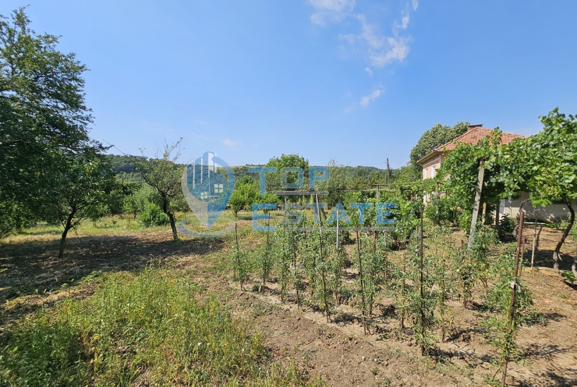 Двуетажна тухлена къща с гараж и голям двор в село Добромирка - 0