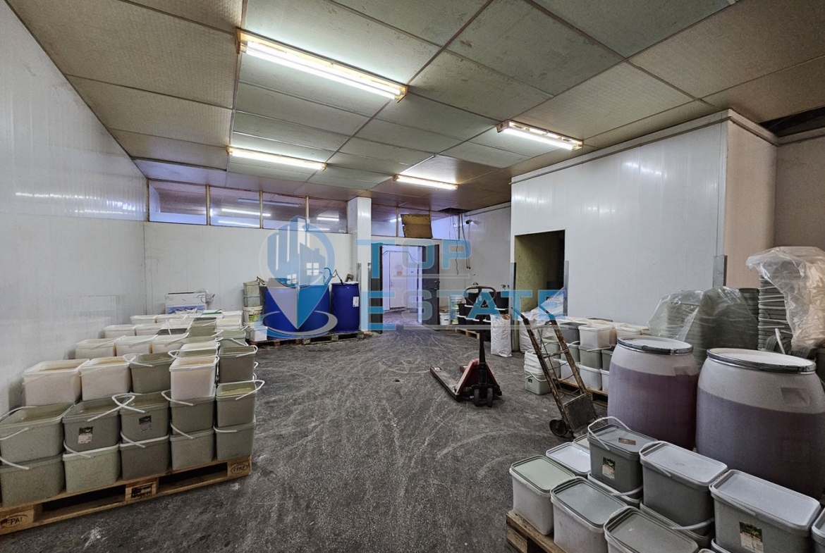 Промишленa сграда със собствен трафопост на главен път Русе - Свиленград в село Поликраище - 0