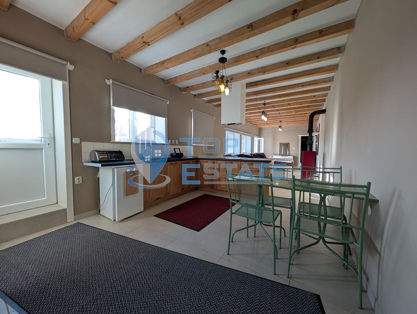 Реновирана тухлена къща с красива панорама и басейн в село Садина-0 Реновирана тухлена къща с красива панорама и басейн в село Садина - 0