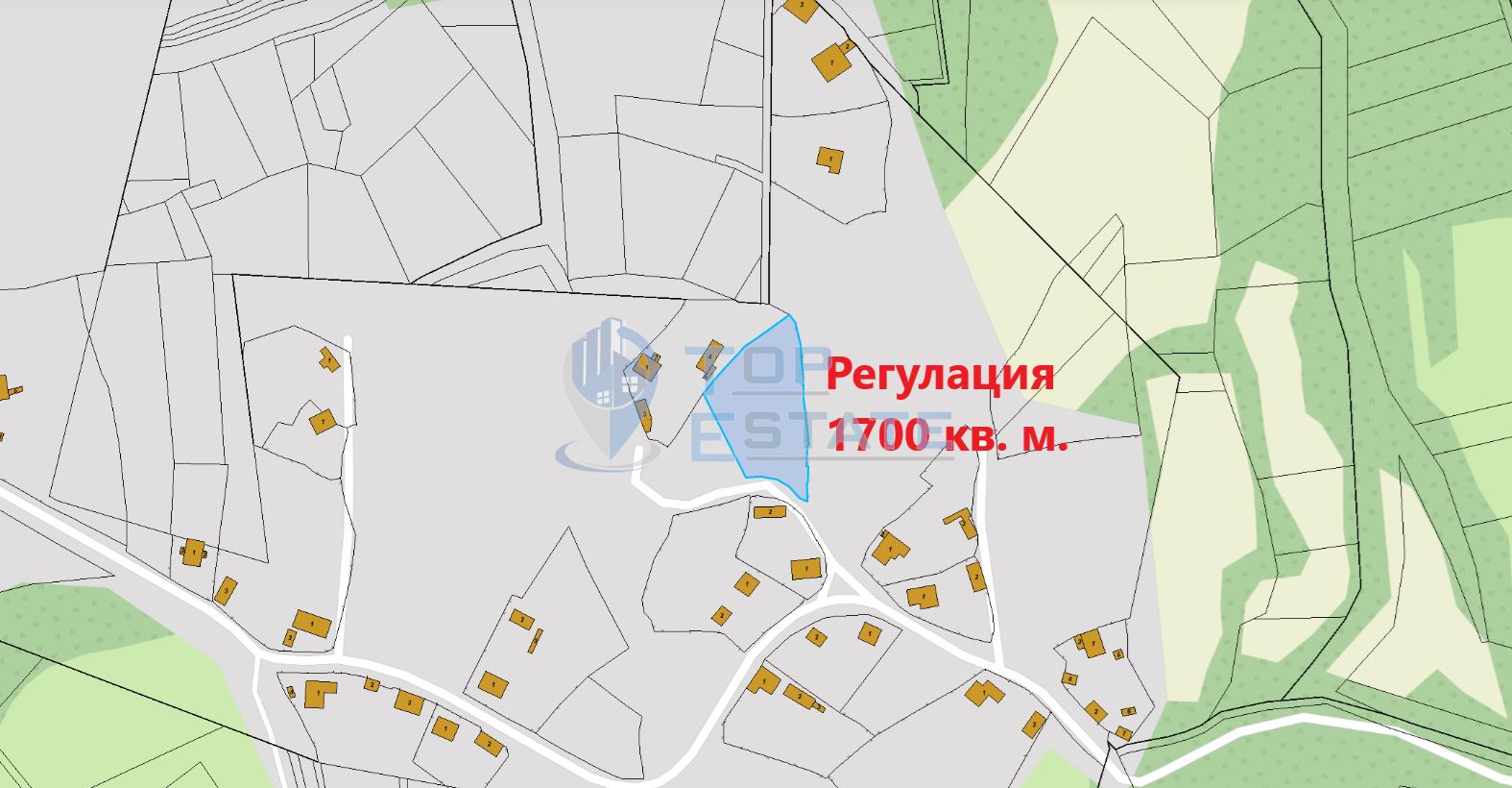 Парцел в регулация за жилищно строителство в село Угорялковци, община Елена, област Велико Търново - 0