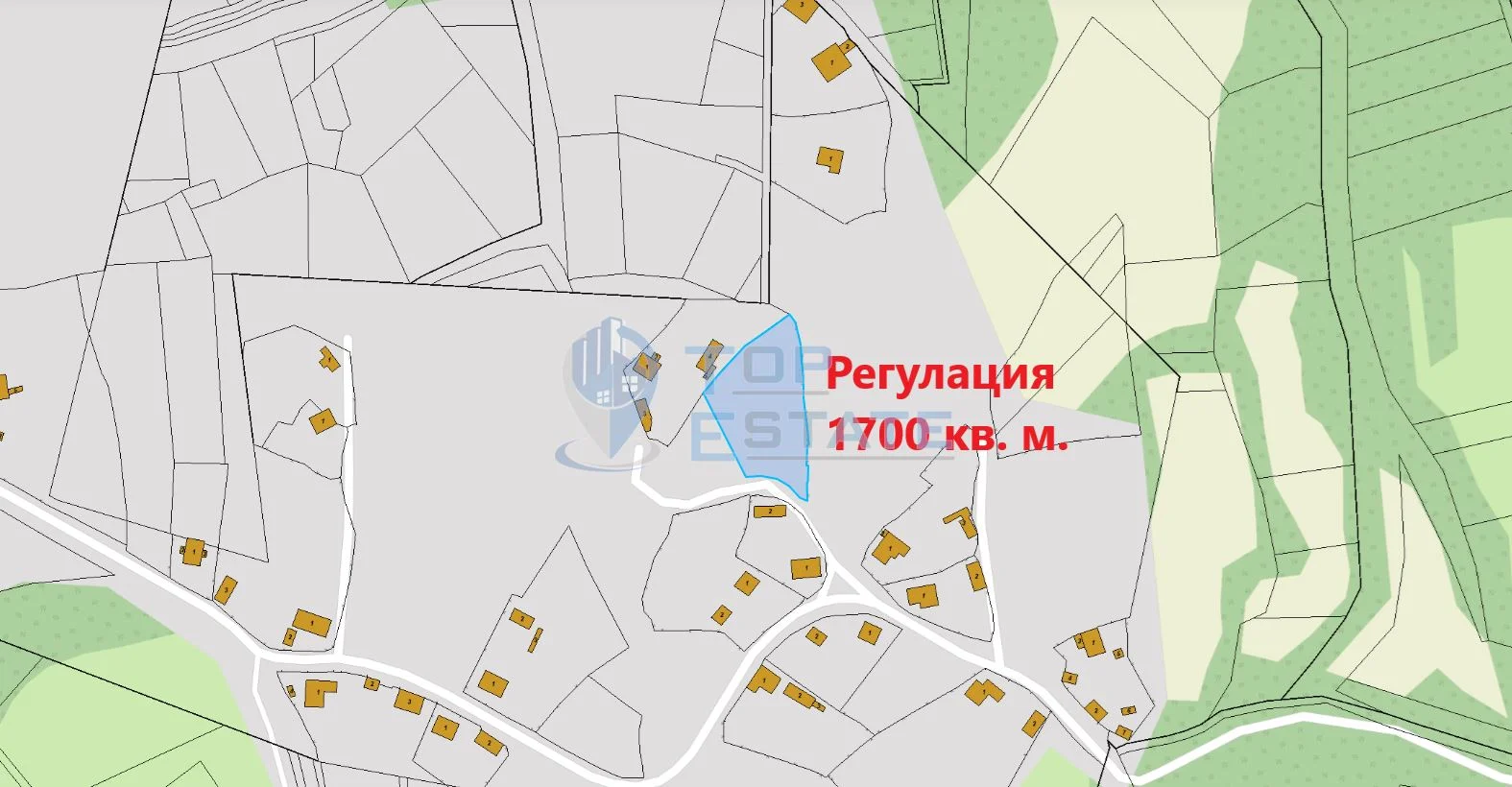 Парцел в регулация за жилищно строителство в село Угорялковци, община Елена, област Велико Търново - 0