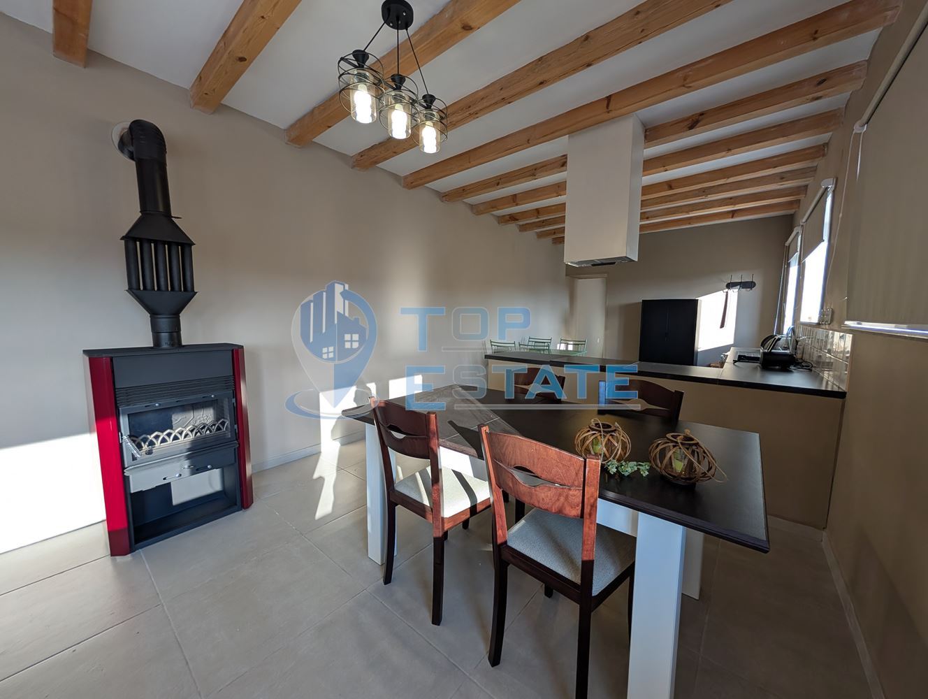 Реновирана тухлена къща с красива панорама и басейн в село Садина-0 Реновирана тухлена къща с красива панорама и басейн в село Садина - 0