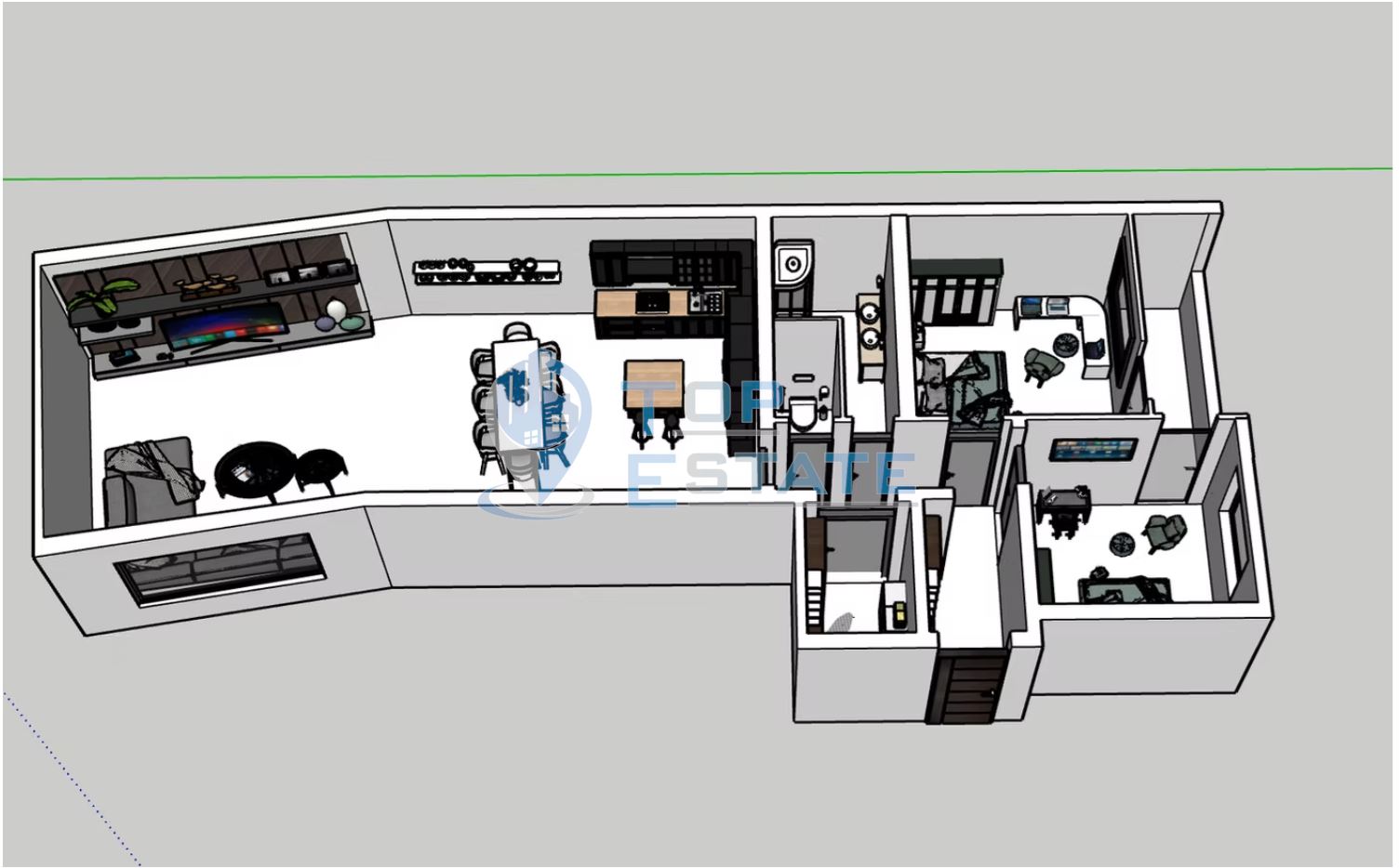 Тристаен апартамент ново строителсво кв. Бузлуджа, Град Велико Търново - 0