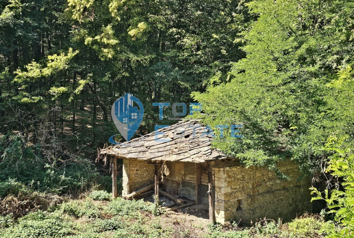 Парцел с каменна постройка до гора и поточе в квартал Златари, град Габрово - 0