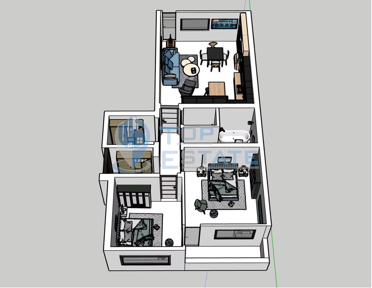 Тристаен апартамент ново строителство кв. Бузлуджа, град Велико Търново - 0
