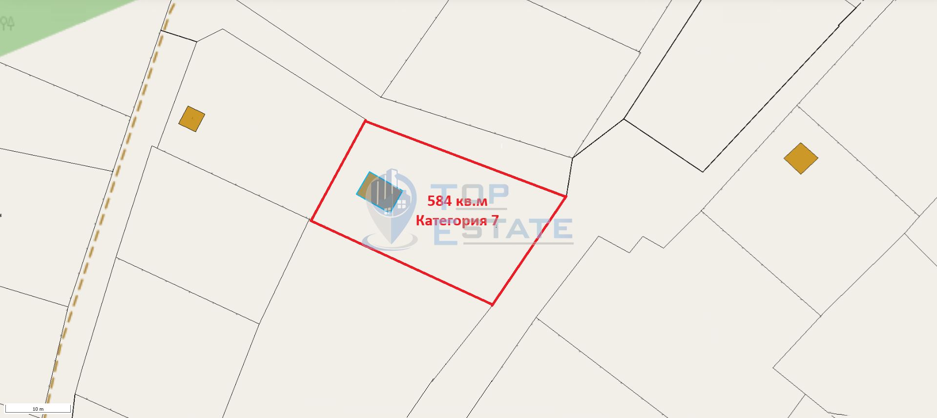 Парцел с панорамна гледка във вилната зона на село Шереметя, област Велико Търново - 0