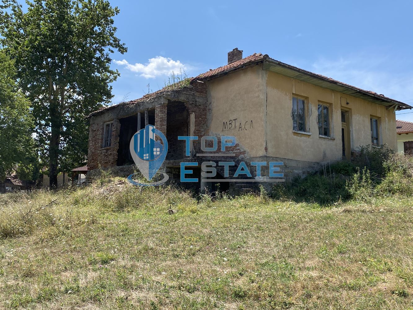 Имот с панорамна гледка в село в Еленския балкан.-0 Имот с панорамна гледка в село в Еленския балкан. - 0