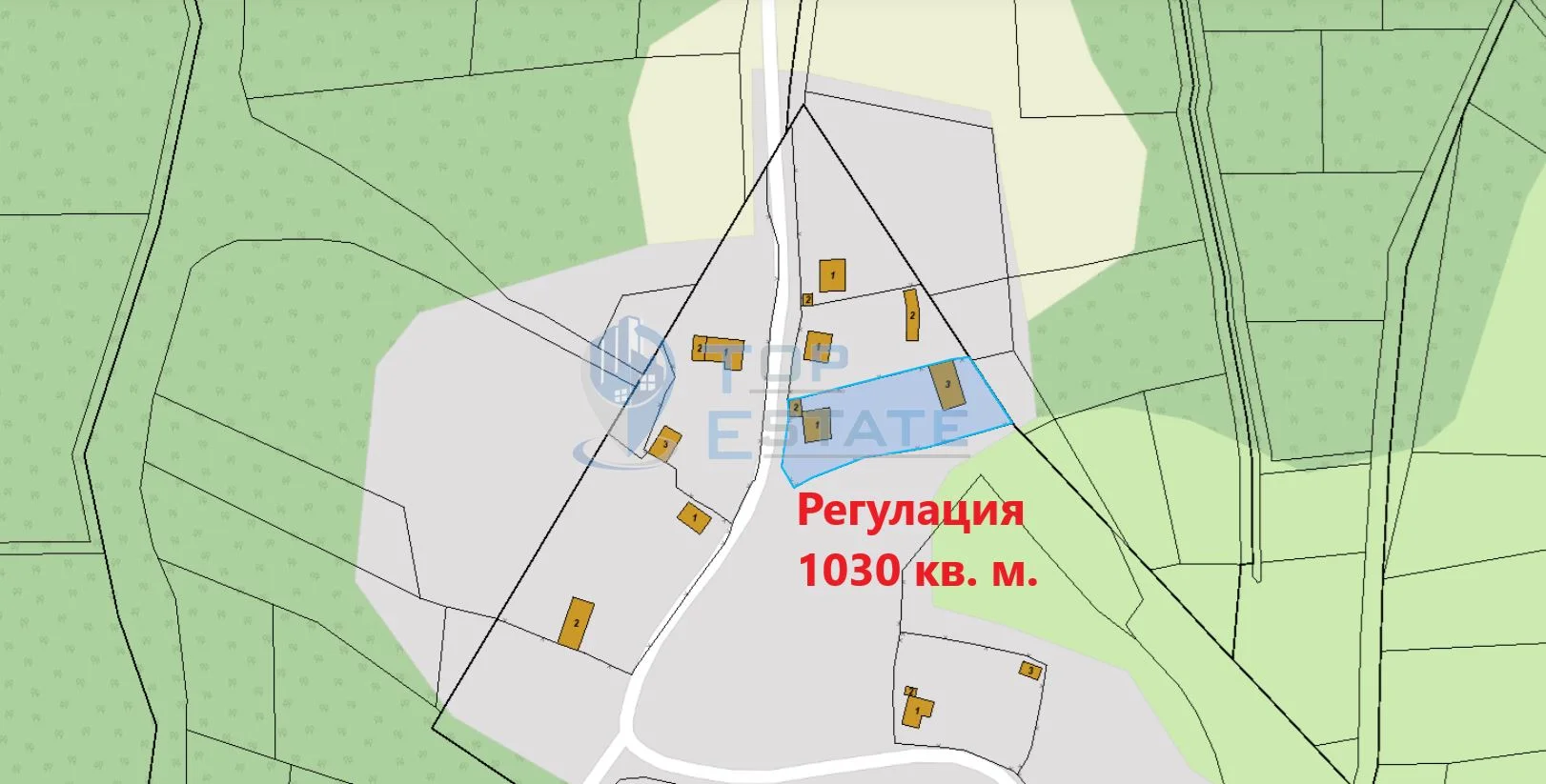 Парцел в регулация в близост до село Костел, община Елена, област Велико Търново - 0