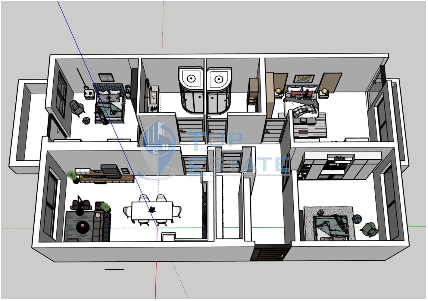 Просторен четиристаен апартамент ново строителство кв. Бузлуджа гр. Велико Търново-0 Просторен четиристаен апартамент ново строителство кв. Бузлуджа гр. Велико Търново - 0