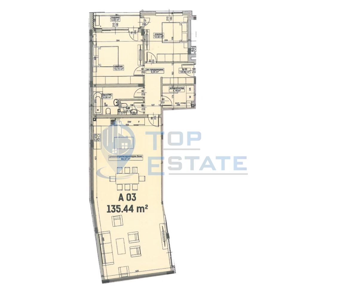 Тристаен апартамент ново строителсво кв. Бузлуджа, Град Велико Търново - 0