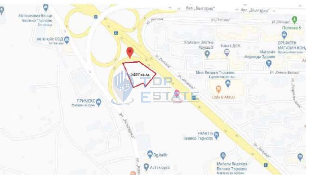 Голям парцел с ключово разположение в гр. Велико Търново - 0
