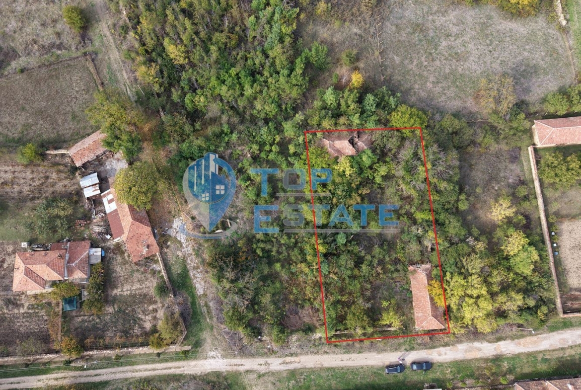 Парцел със стара къща в село Долна Липница - 0