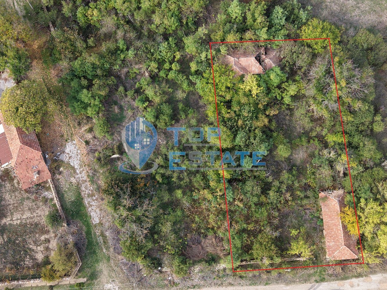 Парцел със стара къща в село Долна Липница - 0