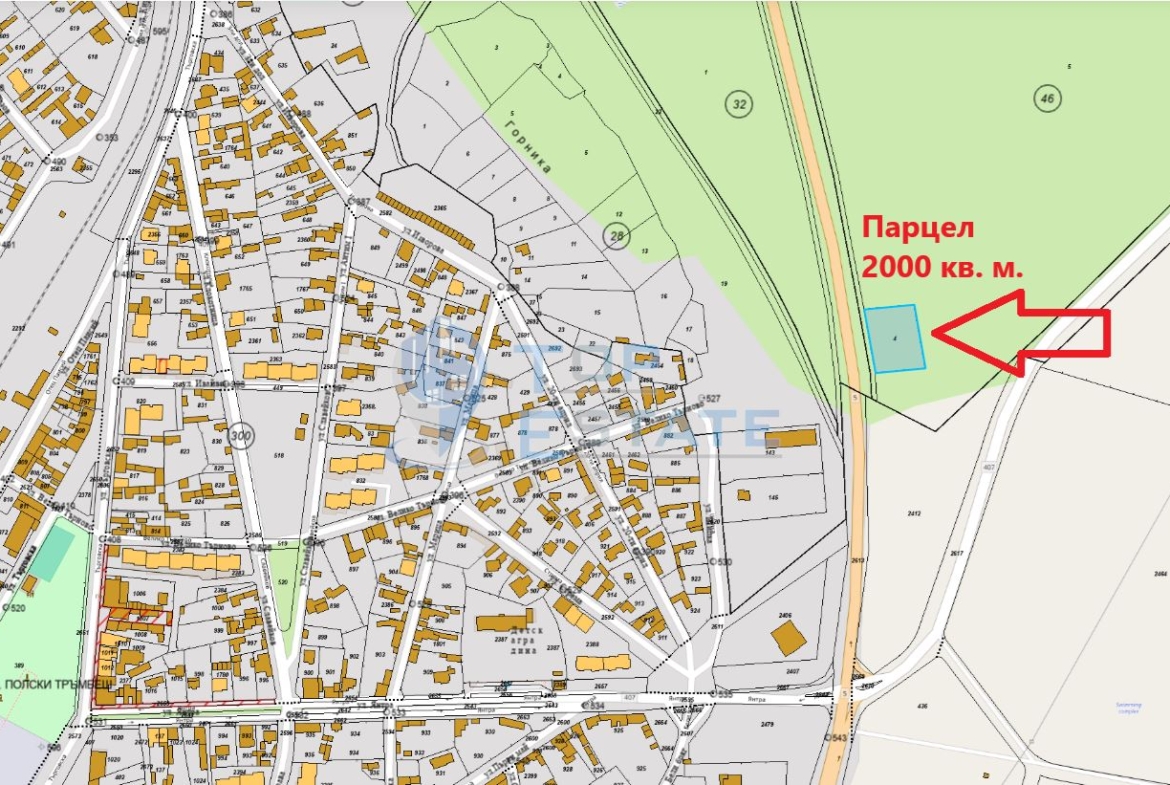 Парцел на главен път Е85 в близост до град Полски Тръмбеш - 0