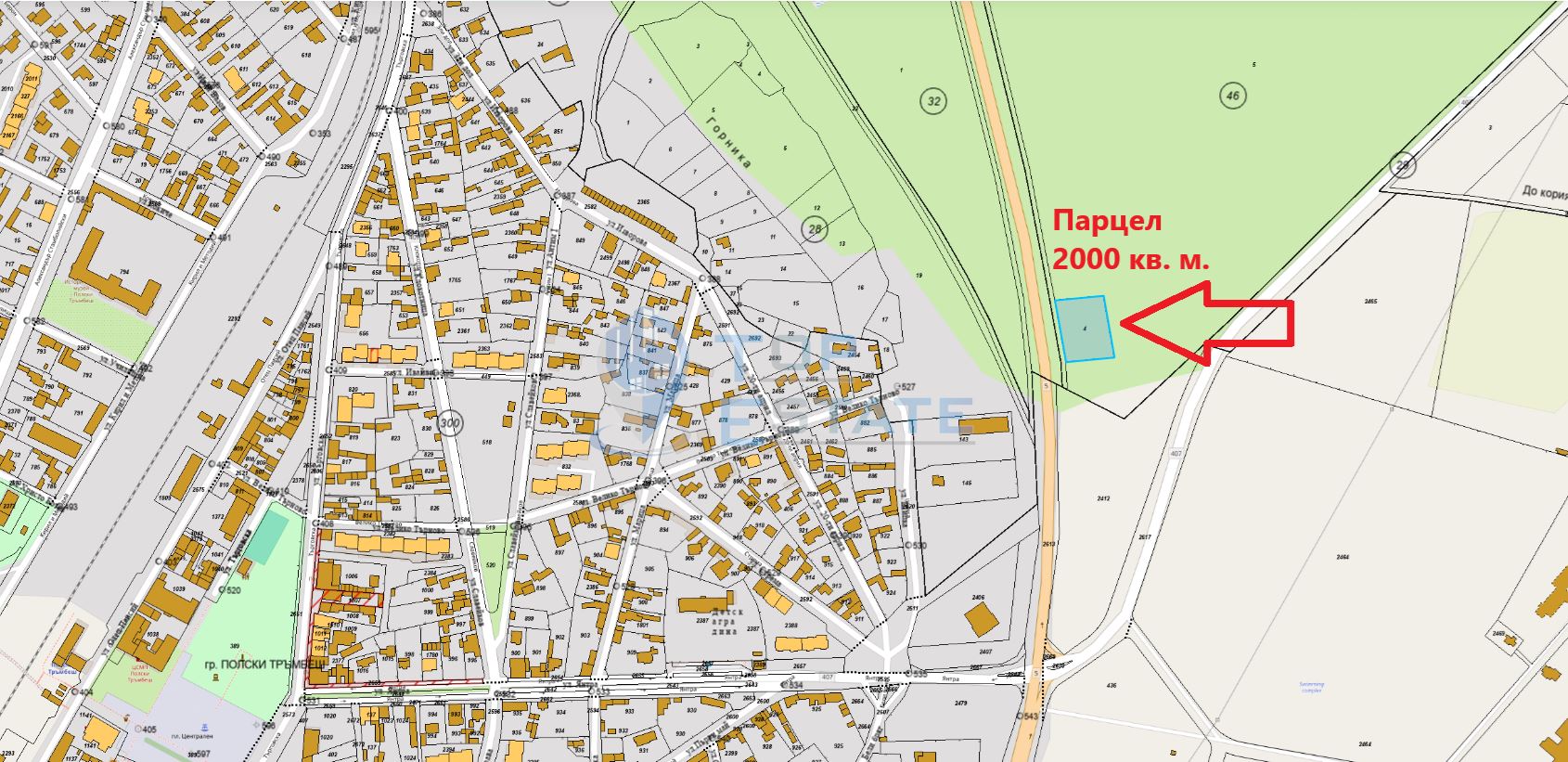 Парцел на главен път Е85 в близост до град Полски Тръмбеш-0 Парцел на главен път Е85 в близост до град Полски Тръмбеш - 0