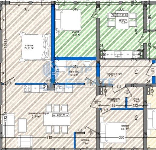 Тристаен тухлен апартамент в град Павликени, област Велико Търново - 0