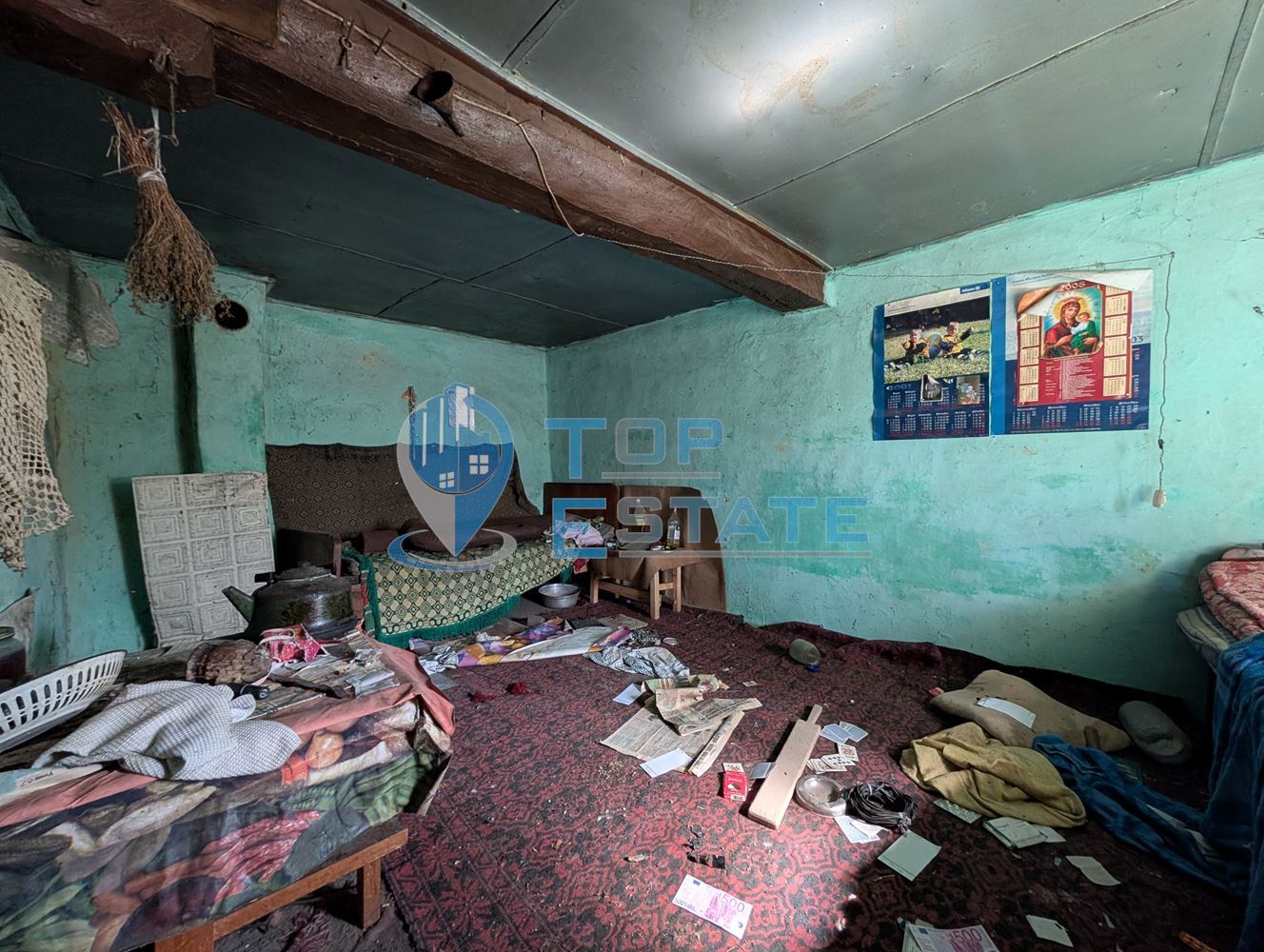 Парцел със стара двуетажна къща в село Ново село - 0