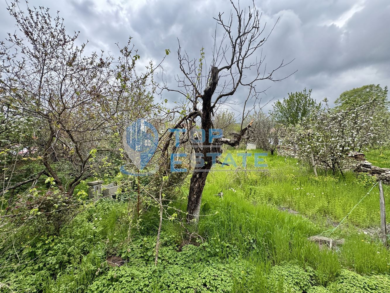 Тухлена къща с голям двор и допълнилни постройки в село Хотница, област Велико Търново - 0