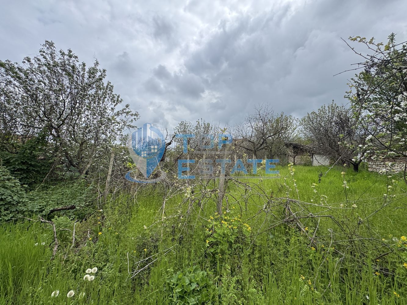 Тухлена къща с голям двор и допълнилни постройки в село Хотница, област Велико Търново - 0